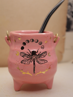 mate caldero de ceramica especiales, con bombilla - Astral Objetos cerámica