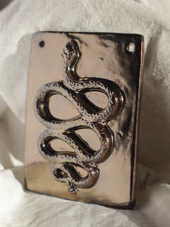 Imagen de Serpiente de ceramica, joya de pared, VARIOS COLORES