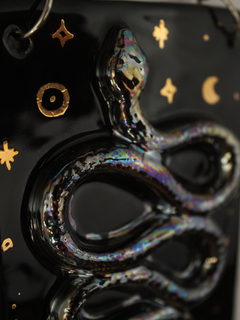 Serpiente de ceramica, joya de pared, VARIOS COLORES - Astral Objetos cerámica