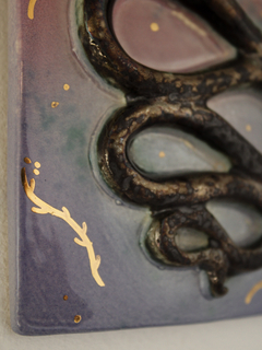 Serpiente de ceramica, joya de pared, VARIOS COLORES en internet