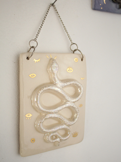 Imagen de Serpiente de ceramica, joya de pared, VARIOS COLORES