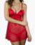 Babydoll transparente con puntilla y taza armada - Secretos Intimos