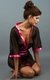 Kimono de Tul y Raso Bata - Secretos Íntimos - tienda online