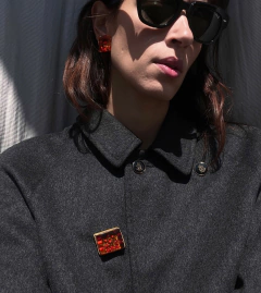 Brinco Vintage flores secas - loja online