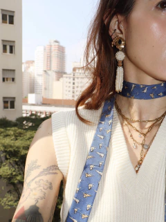Brinco de pérolas Francesca Romana - Frou Frou Vintage – Vintage Store