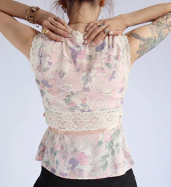 Blusa wrap em seda Lilly na internet