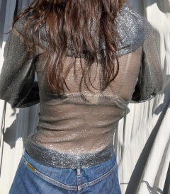 Blusa Saint Laurent 70’s Vintage
