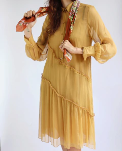 Vestido em seda See by Chloé - Frou Frou Vintage – Vintage Store
