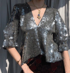 Blusa paêtes Vintage - loja online