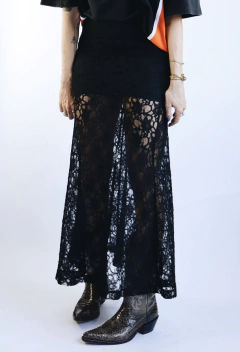 Saia longa de renda - online store
