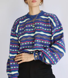 Tricô colorido Elegant USA - comprar online