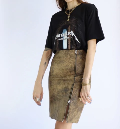 Saia de couro 90’s Woman