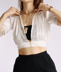 Blusa 20's Vintage Ana Uruguay na internet