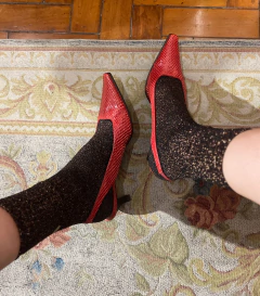 Slingback de piton Sergio Rossi