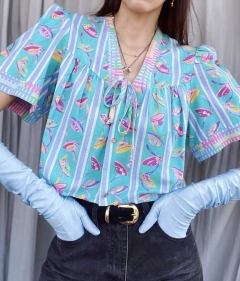 Blusa cropped Herbcraft Re-done