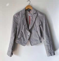 Blazer listrado Armani Exchange - Frou Frou Vintage – Vintage Store