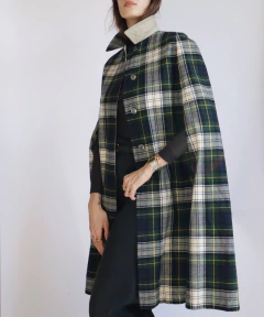 Casaco Pelerine dupla face Londres - Frou Frou Vintage – Vintage Store