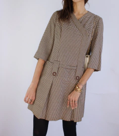 Vestido xadrez Becky - comprar online