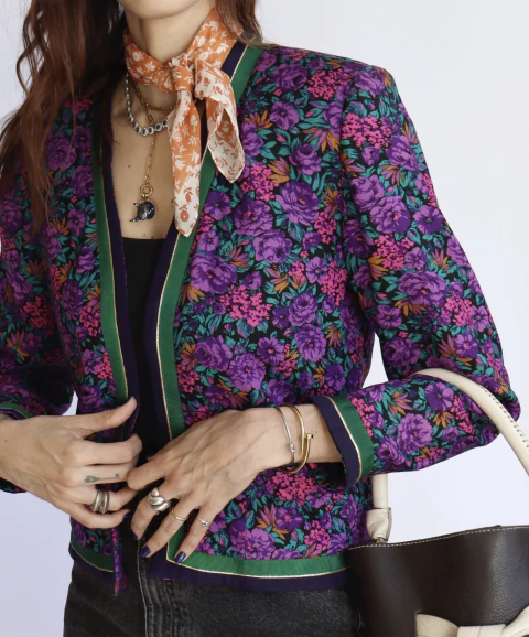 Casaqueto floral Ornella Venturi