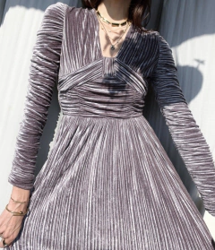 Vestido de veludo Burberry - Frou Frou Vintage – Vintage Store