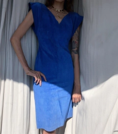 Vestido 80’s de camurça - comprar online