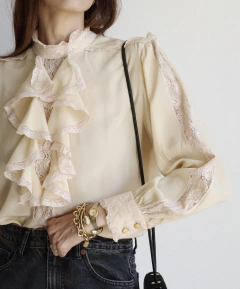 Camisa em seda Vitoriana - loja online