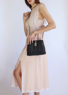 Slip Dress em seda Dama da Noite