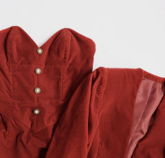 Conjunto 80's de veludo na internet