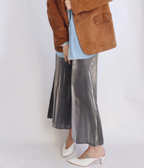 Saia de prata líquida 00’s