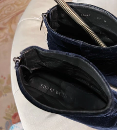 Bota de veludo Stuart Weitzman 39/40