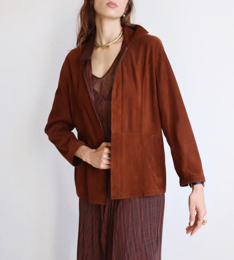 Jaqueta de couro Hailey