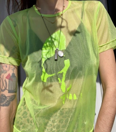 Camiseta neon Alexandre Herchcovitch