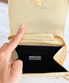 Bolsa dourada La Regale - loja online