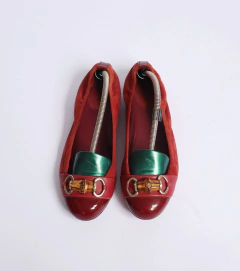 Sapatilha Gucci Moon Bamboo Horsebit Etoupe na internet