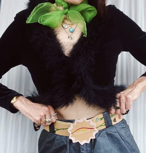 Cinto pintado à mão Spezzato