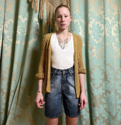 Bermuda jeans Print Rip - loja online