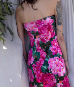 Vestido floral Balenciaga Nicolas Ghesquière - online store