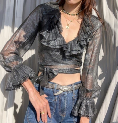 Blusa Saint Laurent 70’s Vintage - comprar online