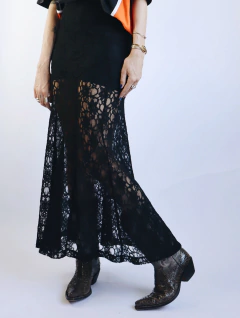 Saia longa de renda - buy online