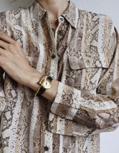Camisa animal print Equipment - Frou Frou Vintage – Vintage Store
