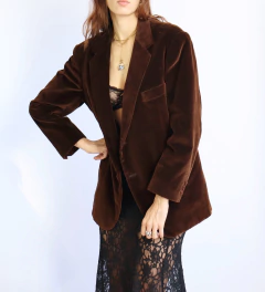 Blazer de veludo Carlos Alfaiate - comprar online