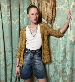 Bermuda jeans Print Rip