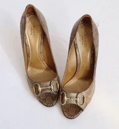 Sapato Gucci Monograma 37 - Frou Frou Vintage – Vintage Store
