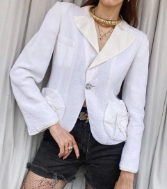 Blazer de linho Emporio Armani