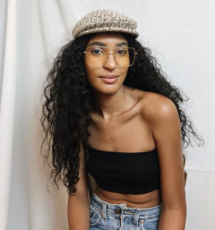 Boina Tweed 54 - Frou Frou Vintage – Vintage Store