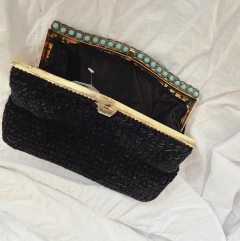 Clutch de veludo Italia handmade - loja online
