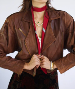 Jaqueta de couro Liz Roberts - Frou Frou Vintage – Vintage Store