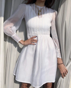Vestido Vintage de organza - comprar online