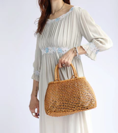Vestido em seda azul Florence - Frou Frou Vintage – Vintage Store