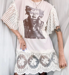 Camiseta Upcycling Jimi Hendrix - Frou Frou Vintage – Vintage Store